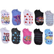 Wholesale - 10pk NICK REWIND 90S TV NS SOCKS SIZE 9-11, UPC: 193159192136